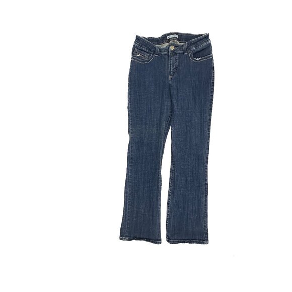 Lee Slender Secret Lower on the Waist Bootcut Women's size 12 Blue Denim jeans - Picture 1 of 5
